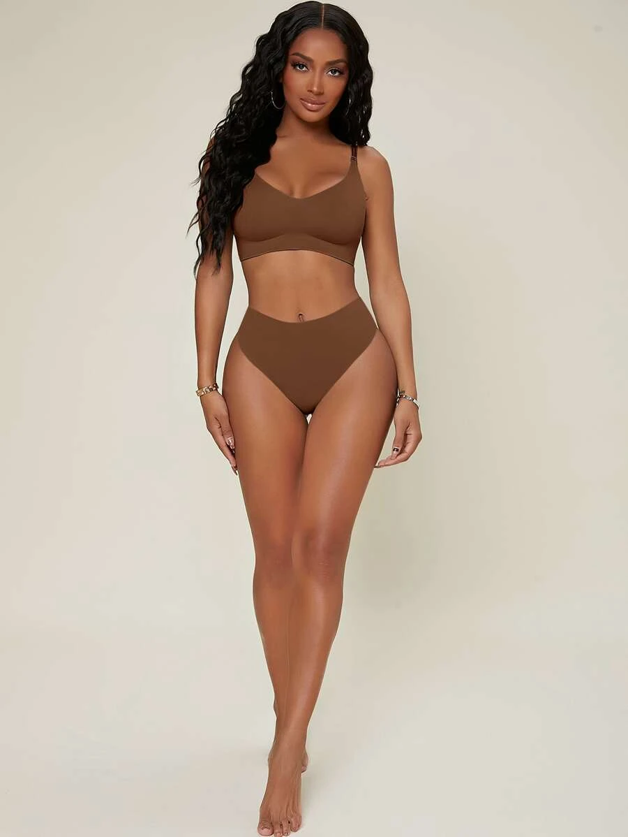 Culotte unicolore femme (sans couture)